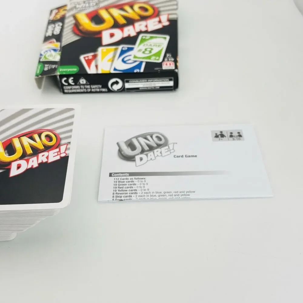Mattel Games UNO Dare Card Game for Family Night New Open Box
